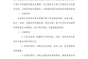 标题:哪里有适合青少年的智能网篮球训练计划?探索最佳训练策略
